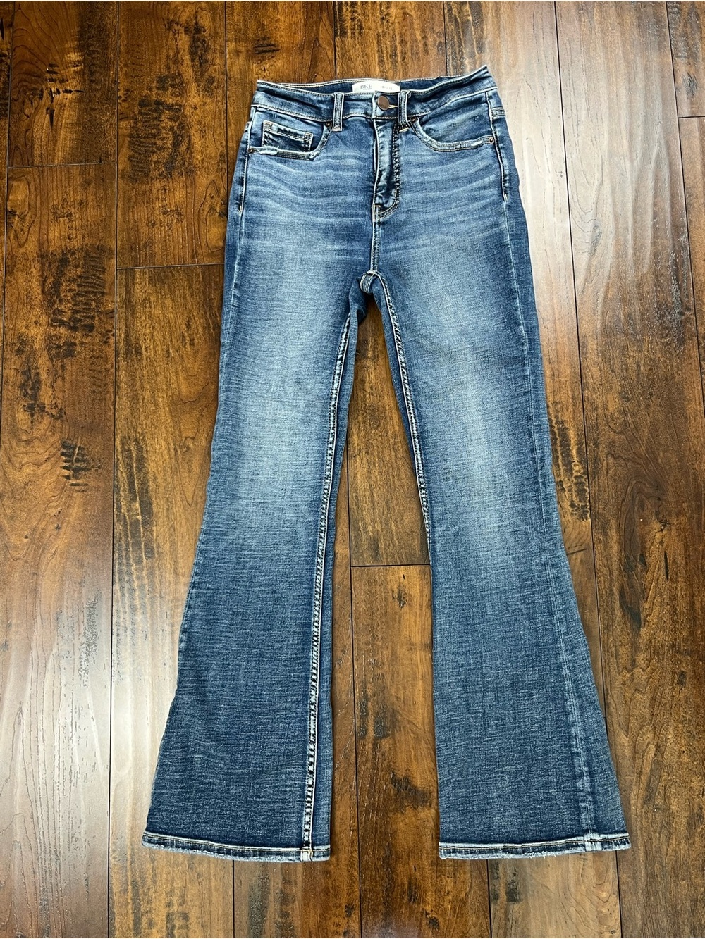 BKE Billie Slim Fit High Rise Bootcut Stretch Distressed Jeans Women’s 25x29.5.